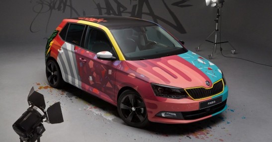 Skoda Fabia Street Art