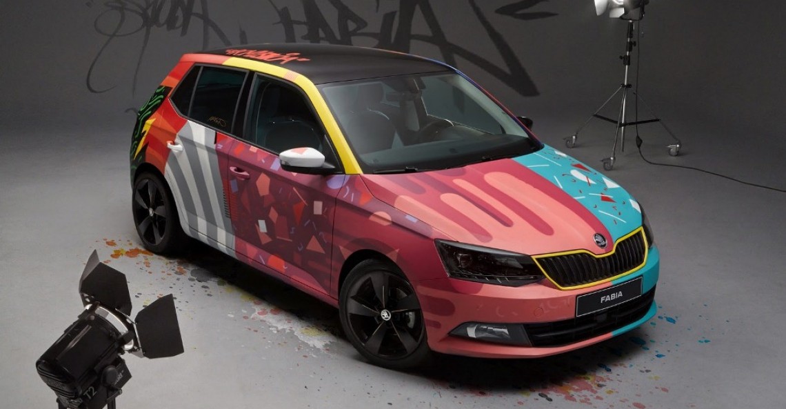 Skoda Fabia Street Art