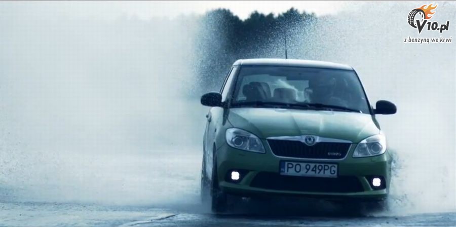 Adam Maysz w Skodzie Fabia RS