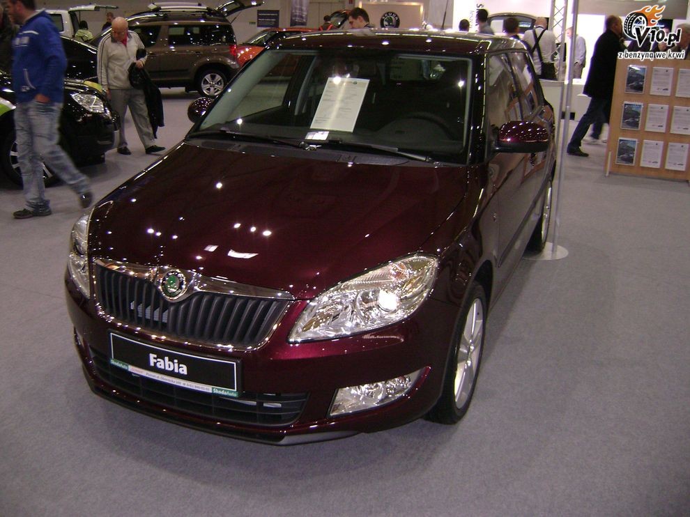 Nowa Skoda Fabia 2010 po face liftingu - Motor Show 2010