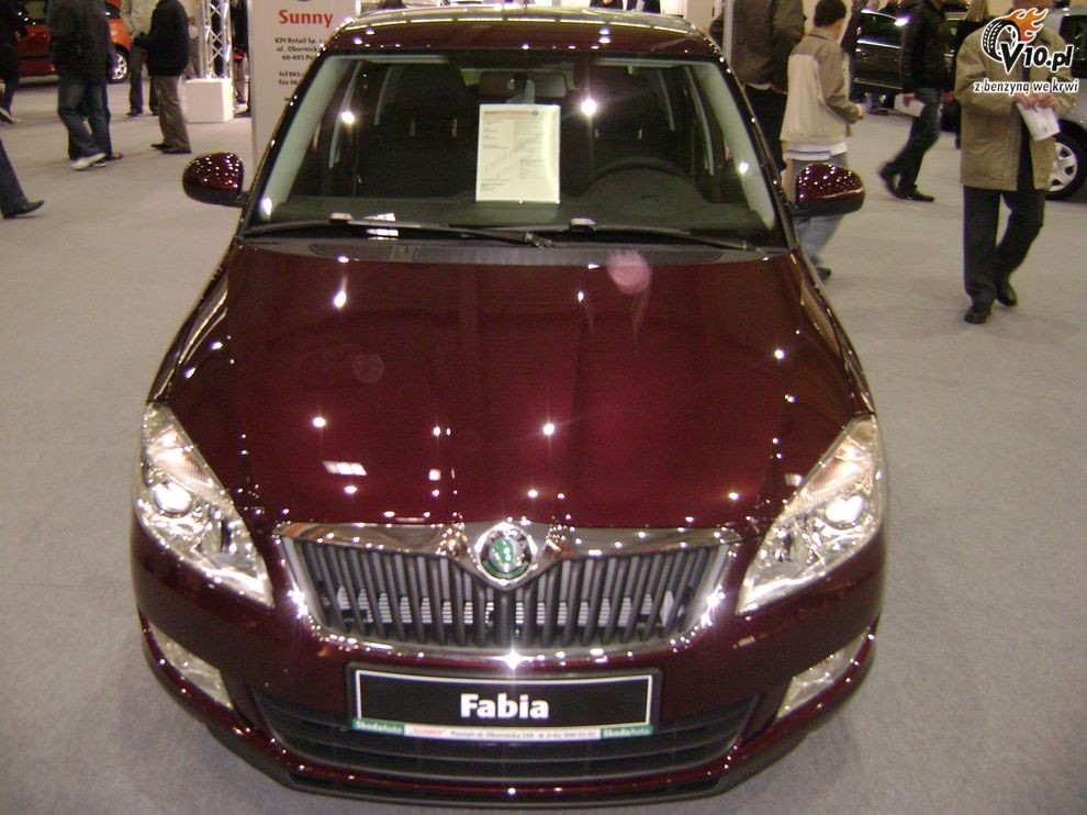 Nowa Skoda Fabia 2010 po face liftingu - Motor Show 2010