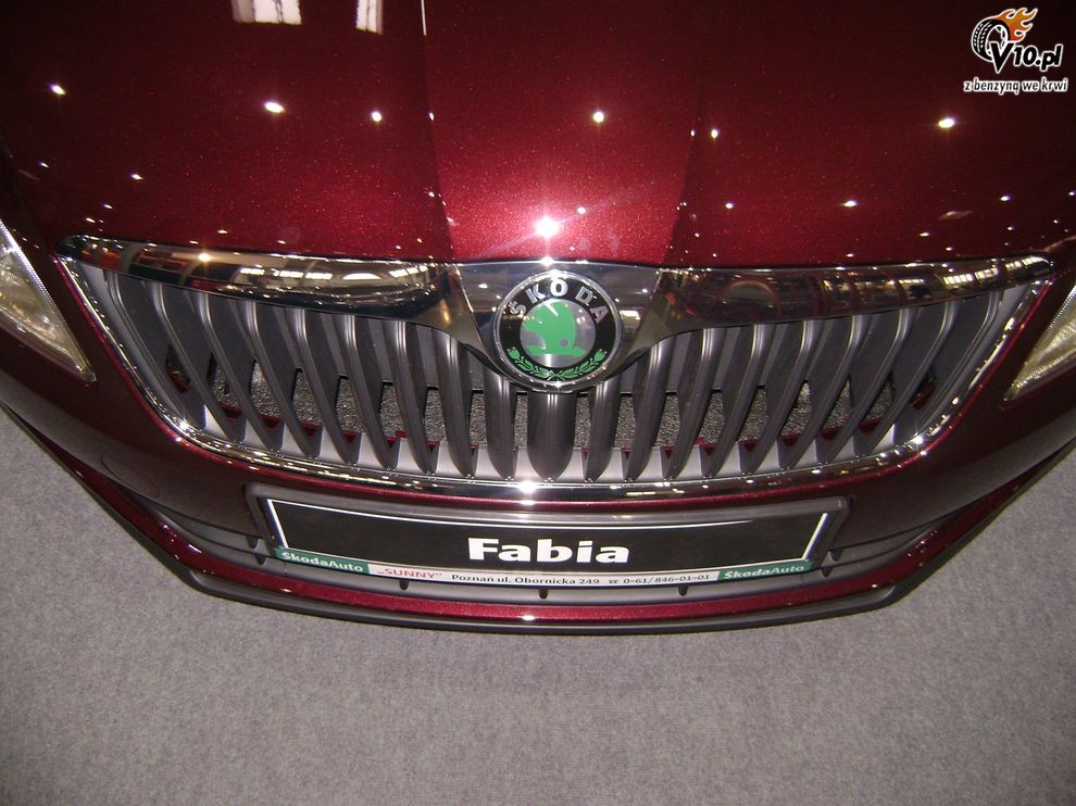 Nowa Skoda Fabia 2010 po face liftingu - Motor Show 2010