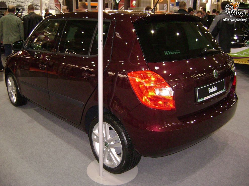 Nowa Skoda Fabia 2010 po face liftingu - Motor Show 2010