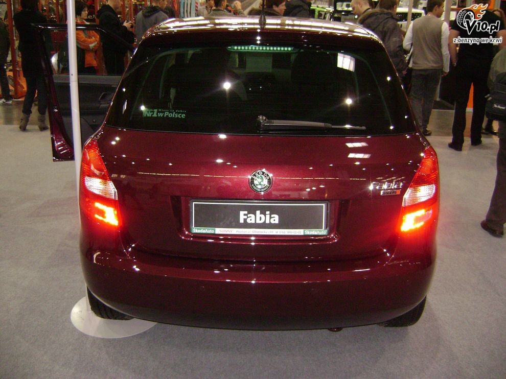 Nowa Skoda Fabia 2010 po face liftingu - Motor Show 2010