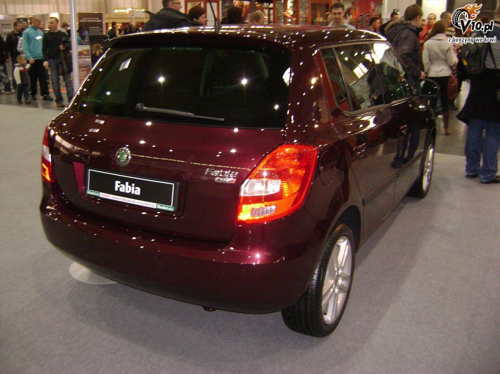 Nowa Skoda Fabia 2010 po face liftingu - Motor Show 2010