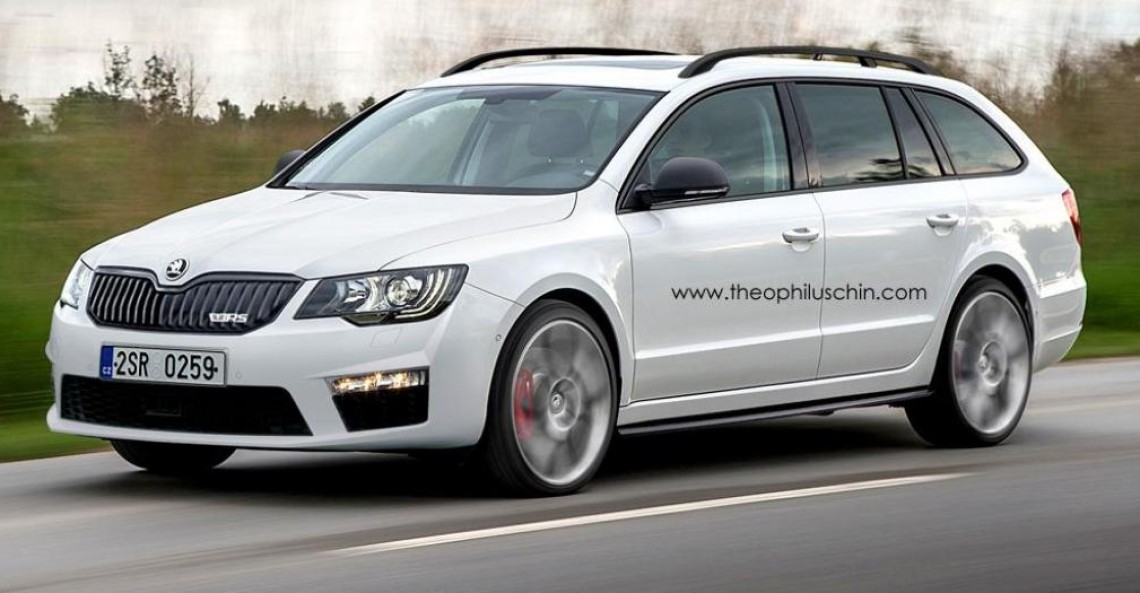 Skoda Superb RS - wizualizacja