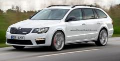 Skoda Superb RS - wizualizacja