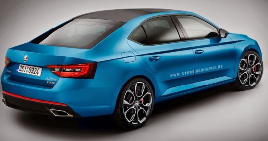 Skoda Superb RS - wizualizacja