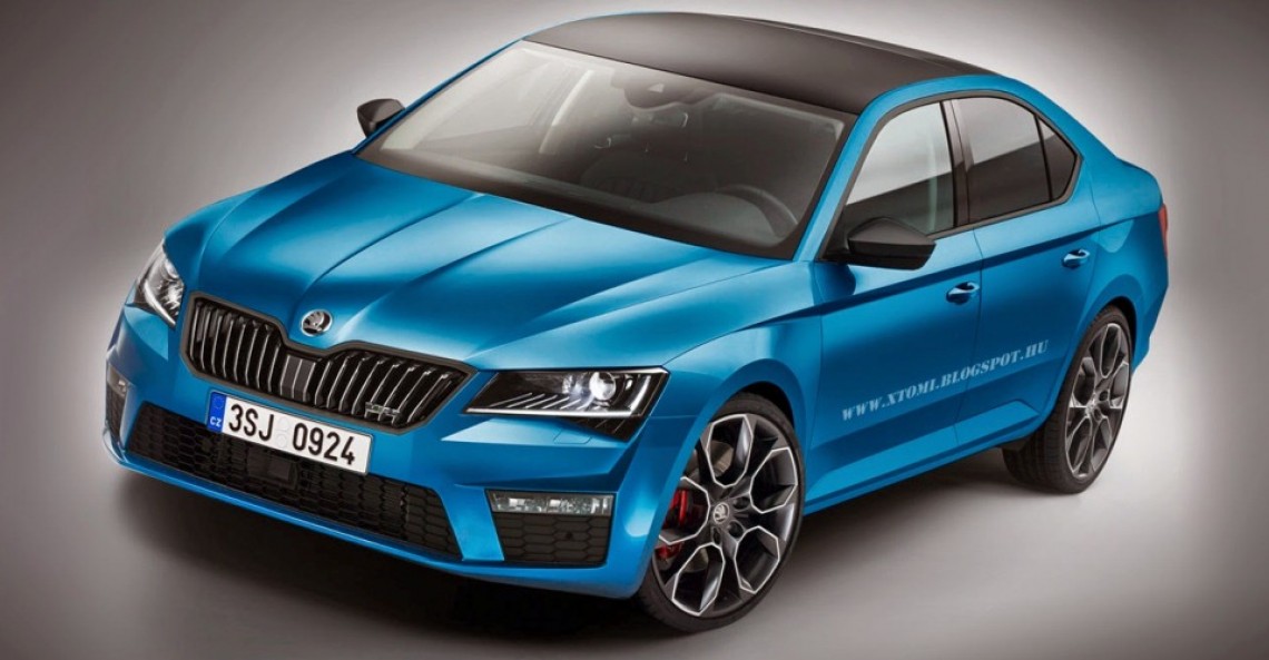 Skoda Superb RS - wizualizacja