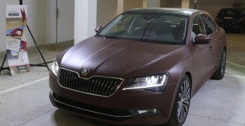 Skoda Superb z nadwoziem wykończonym... skórą
