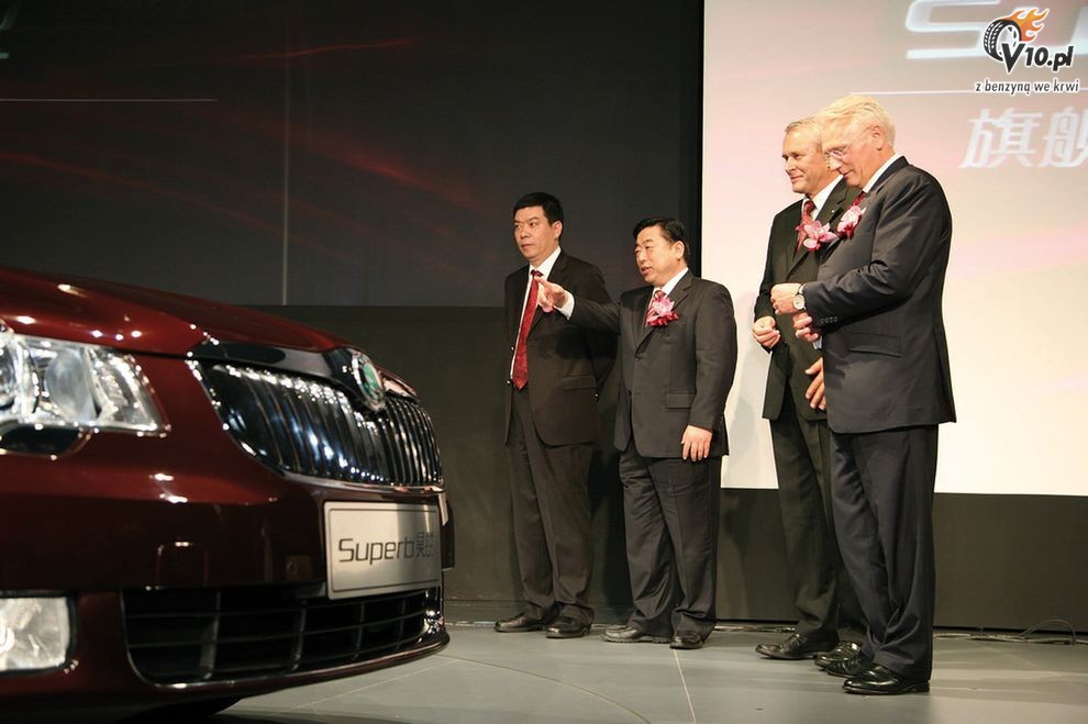 Nowa Skoda Superb Hao Rui - debiut w Chinach