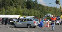 Skoda Superb Combi i Yeti - crash-test