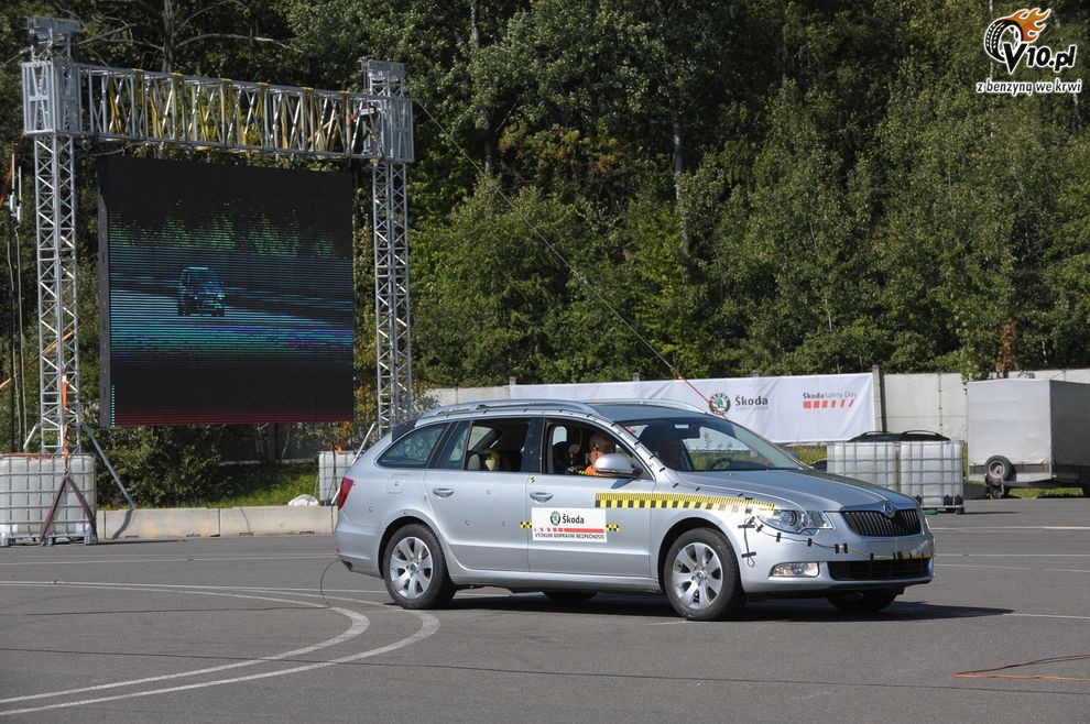 Skoda Superb Combi i Yeti - crash-test