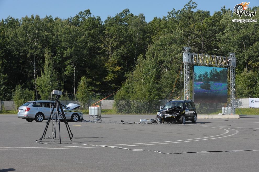 Skoda Superb Combi i Yeti - crash-test