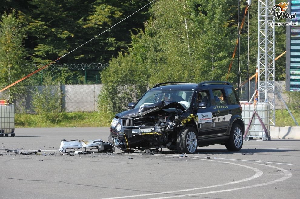 Skoda Superb Combi i Yeti - crash-test