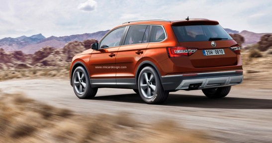 Skoda SUV - wizualizacja