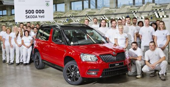 Skoda świętuje 500 000 egzemplarzy modelu Yeti