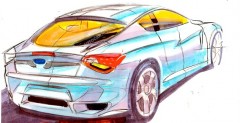 Nowe Subaru Coupe - szkic