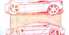 Nowe Subaru Coupe Concept - szkic projektowy