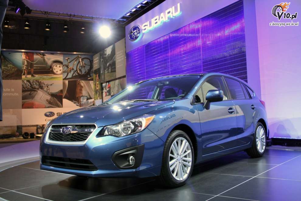 Subaru Impreza w wersji hatchback na targach w Nowym Jorku 2011