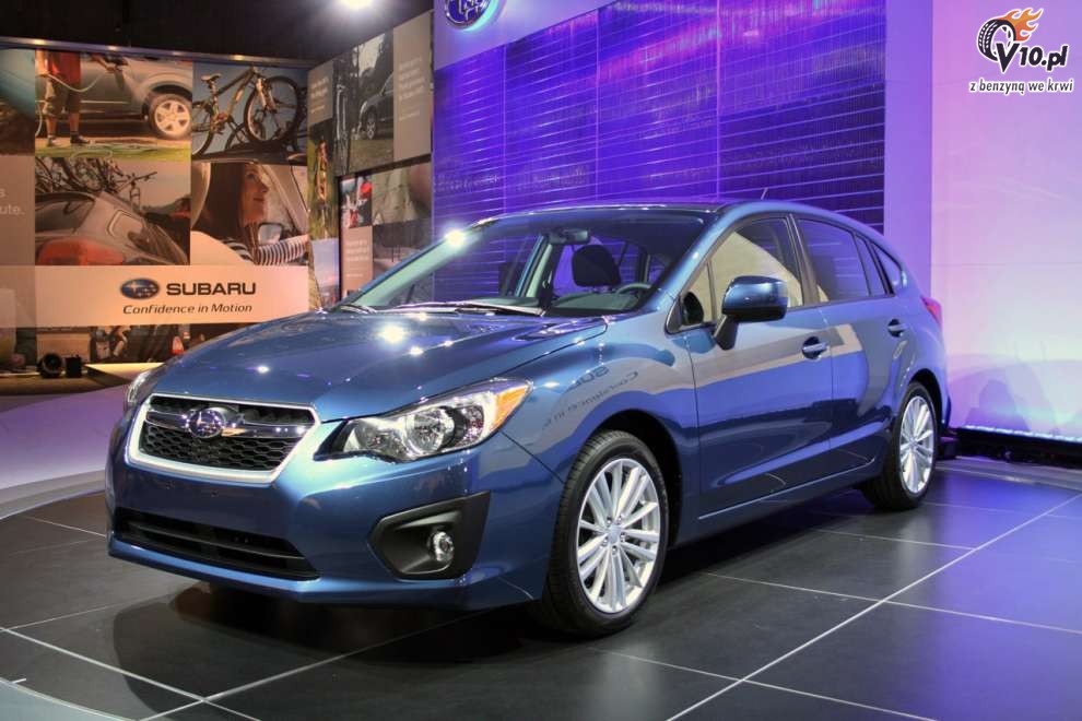 Subaru Impreza w wersji hatchback na targach w Nowym Jorku 2011