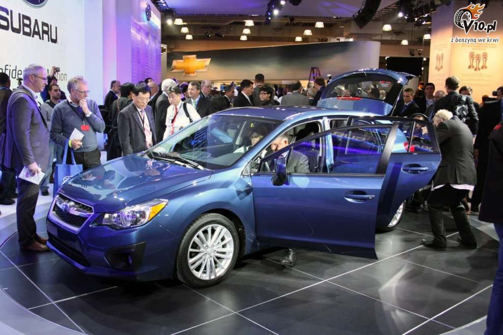 Subaru Impreza w wersji hatchback na targach w Nowym Jorku 2011