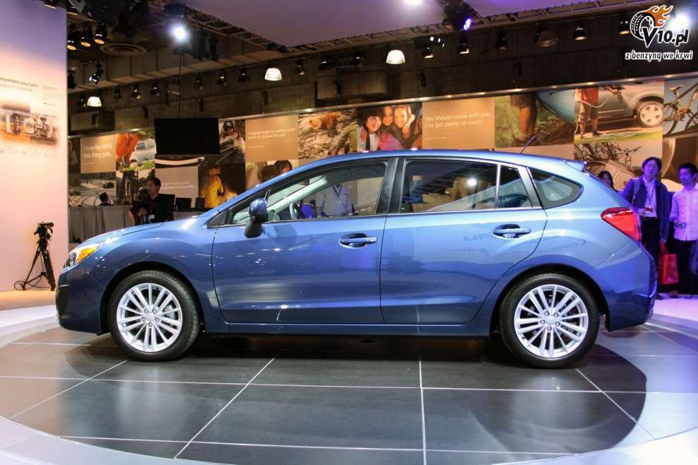 Subaru Impreza w wersji hatchback na targach w Nowym Jorku 2011