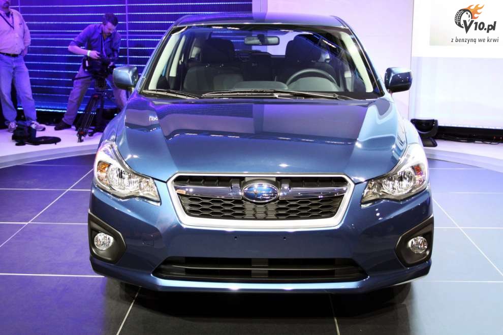 Subaru Impreza w wersji hatchback na targach w Nowym Jorku 2011