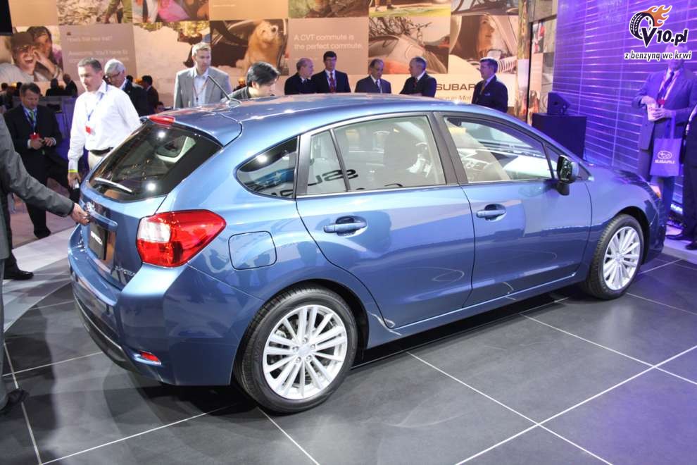 Subaru Impreza w wersji hatchback na targach w Nowym Jorku 2011