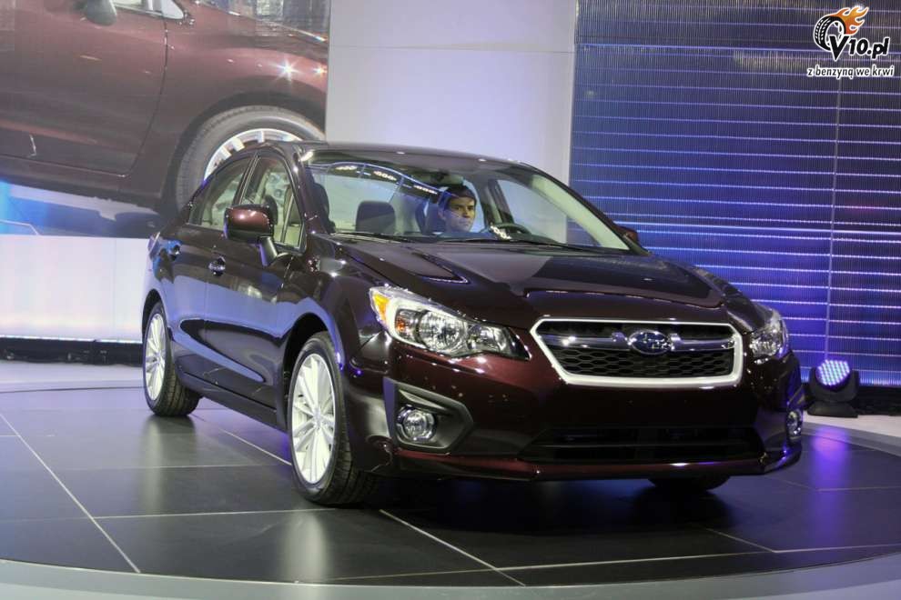Subaru Impreza w wersji sedan na targach w Nowym Jorku 2011