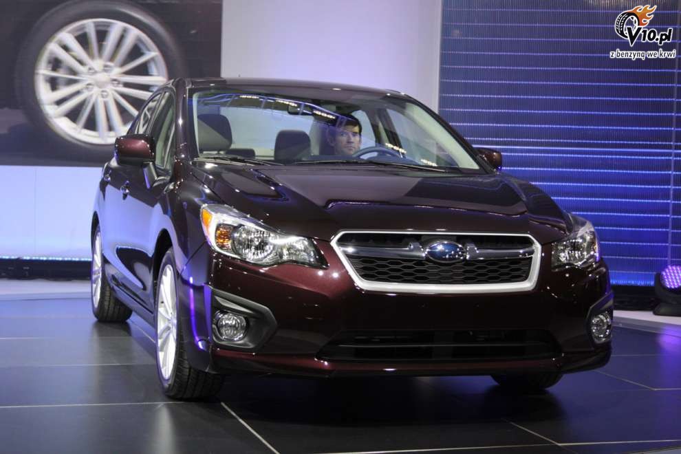 Subaru Impreza w wersji sedan na targach w Nowym Jorku 2011