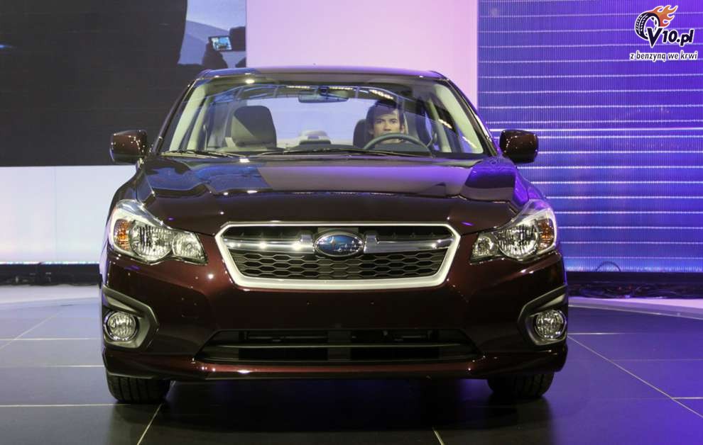 Subaru Impreza w wersji sedan na targach w Nowym Jorku 2011