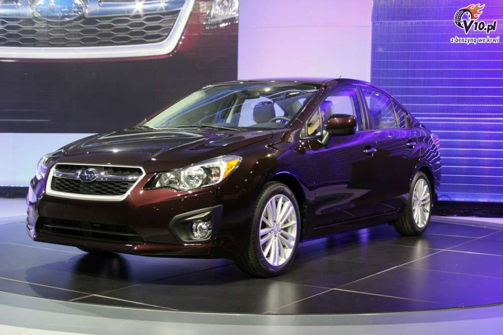 Subaru Impreza w wersji sedan na targach w Nowym Jorku 2011