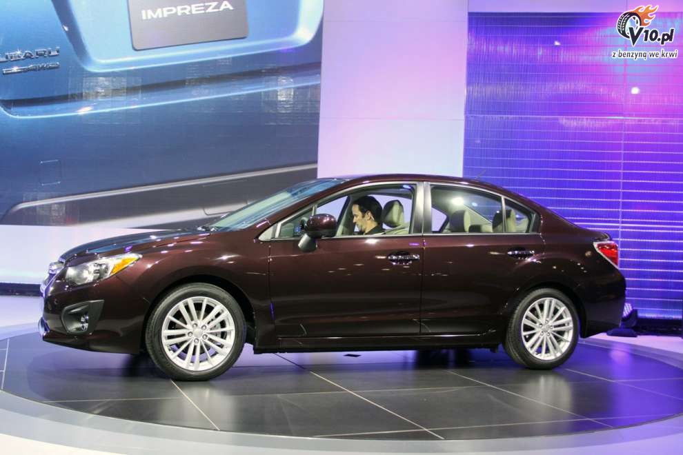 Subaru Impreza w wersji sedan na targach w Nowym Jorku 2011
