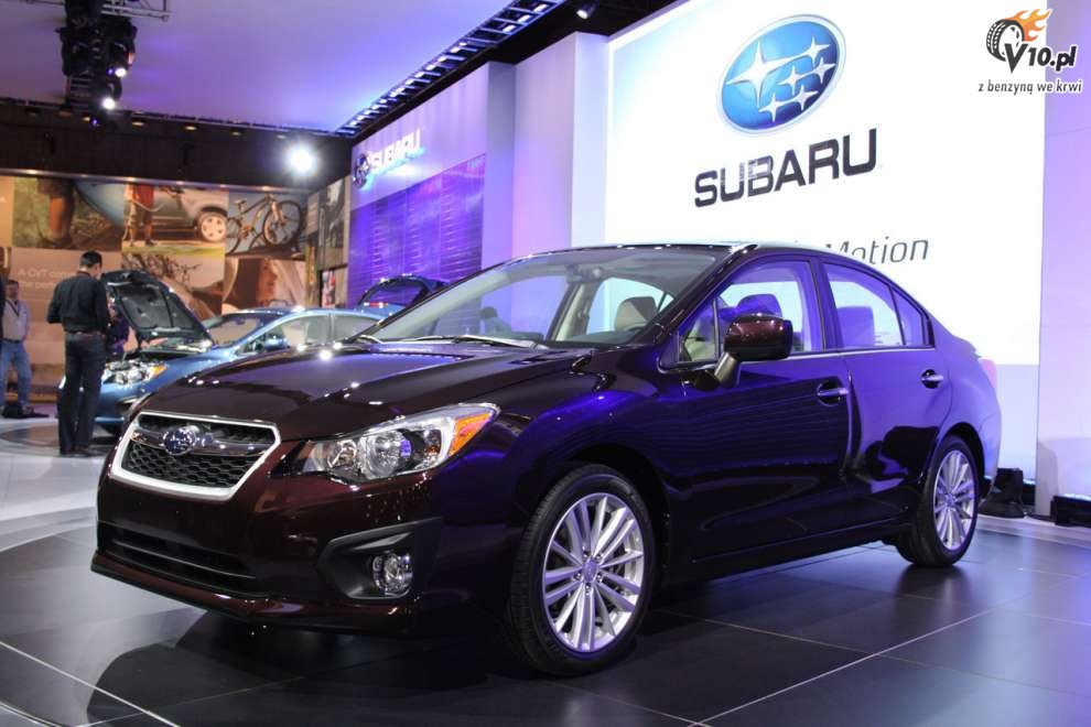 Subaru Impreza w wersji sedan na targach w Nowym Jorku 2011