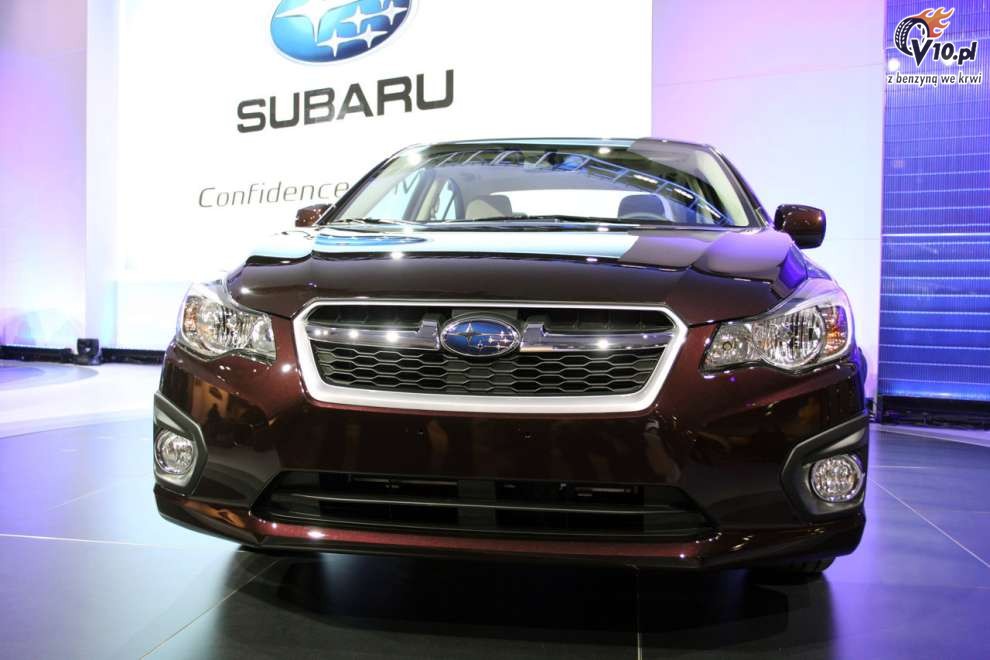 Subaru Impreza w wersji sedan na targach w Nowym Jorku 2011