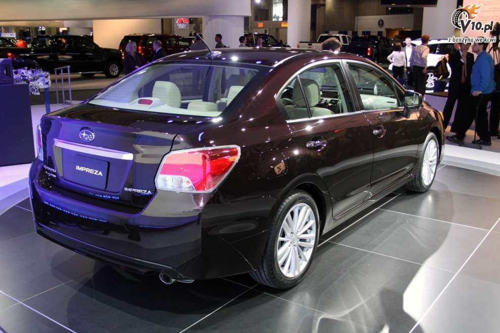 Subaru Impreza w wersji sedan na targach w Nowym Jorku 2011