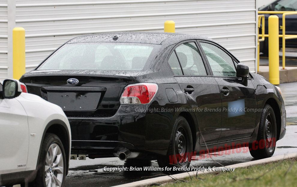 2012 Subaru Impreza - zdjcia szpiegowskie