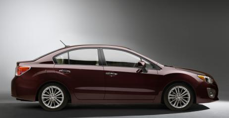 Subaru Impreza 2012 przedstawio si bokiem