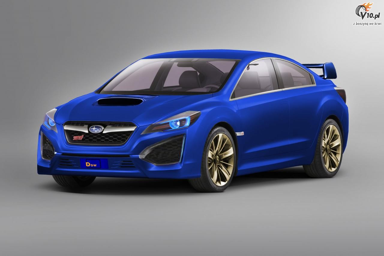 Subaru Impreza WRX STI 2014 - wizualizacja
