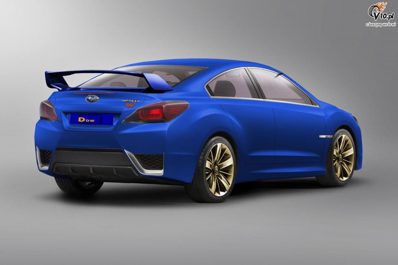 Subaru Impreza WRX STI 2014 - wizualizacja