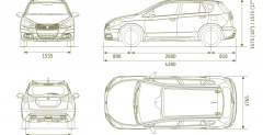 Suzuki SX4 - wymiary