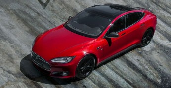 Tesla Model S Red po kuracji Vilnera