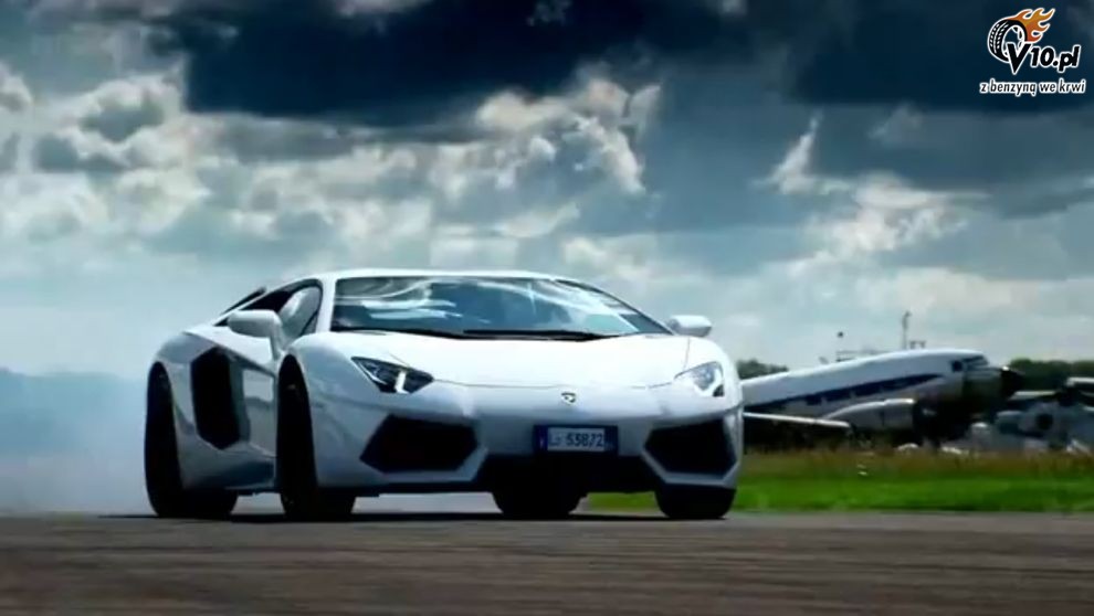 Lamborghini Aventador w Top Gear