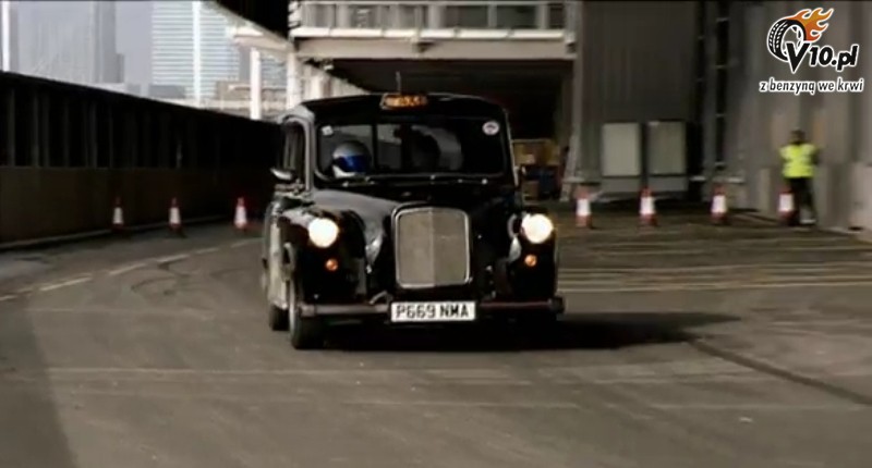 Stig w londyskiej takswce