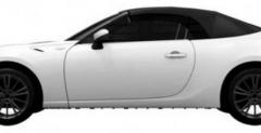 Toyota GT86 Cabrio - rysunki patentowe