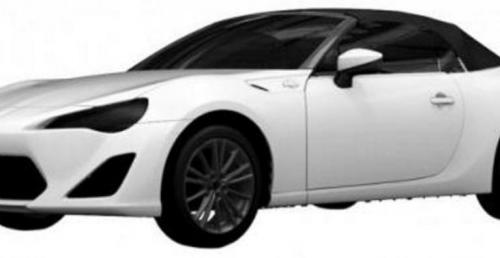 Toyota GT86 Cabrio - rysunki patentowe