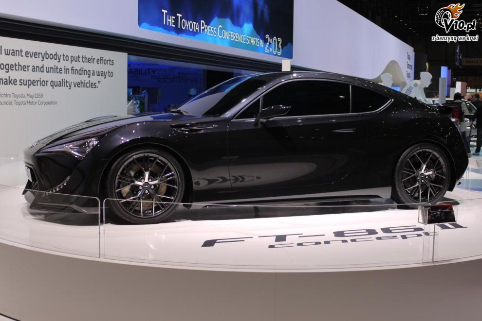 Toyota FT-86 II Concept na targach w Genewie