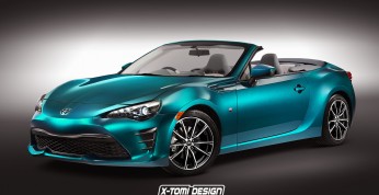 Toyota GT86 Cabrio po face liftingu - wizualizacja
