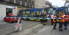 wypadek tramwaju w Katowicach